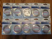 Darice Sterling Silver Plated 900 feet 26 gauge Copper Wire 10 30 yd. Packs