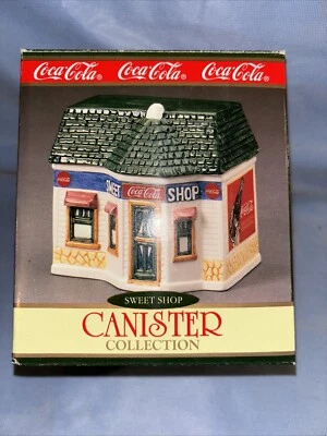 New 1997 COCA COLA SWEET SHOP CANISTER FROM THE CAVANAGH COLLECTION