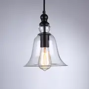 Amonson Lighting Rustic Clear Glass Pendant Light Small Pendant Light