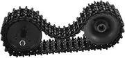 1 Set Replacement Tracks for Robot Remote Control Tank Model Wheels for Tank Building Projects Efficient Drive System Realistic Design Suitable for All Ages