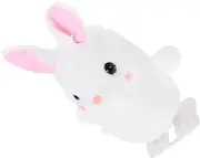 Abaodam Wind Up Bunny Plush Cute Cartoon Animal Clockwork Plaything for Interactive Learning Encourages Hands Skills Realistic Walking and Head Shaking Action