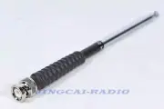 VHF 136-174MHz Spring Telescopic Stainless Steel Antenna BNC for Icom Marantz