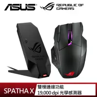 在飛比找momo購物網優惠-【ASUS 華碩】ROG SPATHA X 無線雙模電競滑鼠