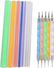 domoi Mandala Dotting Tools Set for Painting Rocks,Painting Rocks Dot Kit,Acrylic Stick,Point Drill Tool,Stencil DIY Wall Art
