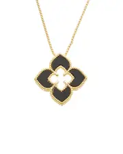 Juvell 18K Black Onyx Necklace