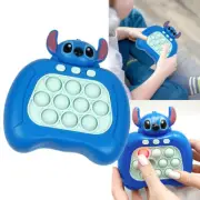 Lilo & Stitch Pop It Push Game Controller Bubble Whack Mole Sensory Toy Kid Gift