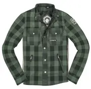 HolyFreedom Lumberjack Motorcycle Textile Jacket, green, Size S for Men