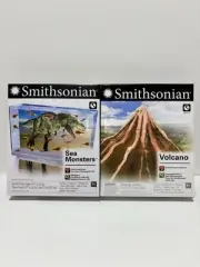 Smithsonian Earth Science Build & Erupt a Volcano & Sea Monster Kit NIB