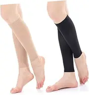 KOCKSHION Elastic Secondary Pressure Sports Socks Leg Compression Sleeve for Athletes