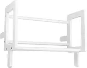 jojofuny Book Storage Rack Book Shelf Magazine Display Stand Book Holder Rack Study Book Organizer Book Display Stand Decorative Desktop Shelf Book Rack Organizer Bamboo White