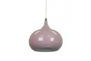 Mini Kirby Inverted Bowl Metal Pendant Light Lamp - Pastel Violet.