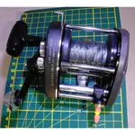 SHIMANO TITANOS SUPER 1000 小船 鼓式 捲線器 黑色 右手操作 二手