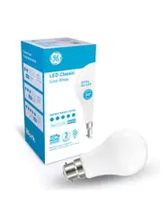 GE 10.5W Glass Opal BC LED GLS Globe in Cool White