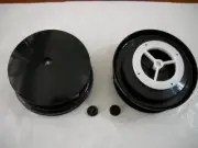 2 x Black ROTARY ROOF air vents -Whirly,Trailer,Horsefloat,Canopy