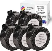 Cartridge Planet 5 Pack Compatible Multi Purpose Label Roll for Dymo SD11355 S0722550 19mm x 51mm 500 Labels for Dymo LabelWriter 450 450 Turbo 450 Twin Turbo 450 Duo 4XL SE450 310 320 330 400 SE30…