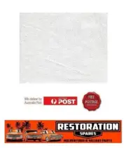 HOLDEN HK BROUGHAM SEDAN ROOF LINING LEATHER LOOK OFF WHITE (12)
