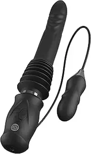 FFS Ultimate Silicone Thruster - Black - Black USB Rechargeable Thrusting Vibrator