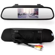 Car SUV Reverse Parking Camer Rearview Mirror Color Monitor 4.3" LCD Display