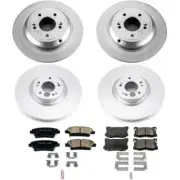 PowerStop Disc Brake Kit - Front and Rear - Fits Hyundai Genesis 2015-2016 Z17 C (for: Hyundai)