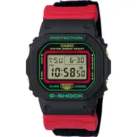 在飛比找Yahoo奇摩購物中心優惠-CASIO 卡西歐 G-SHOCK 紅武士 帆布錶帶手錶 送