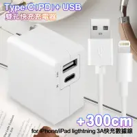 在飛比找momo購物網優惠-【TOPCOM】Type-C PD+USB雙孔快充充電器+ 