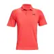 【UNDER ARMOUR】T2G短POLO 男 短袖POLO 紅(1368122-690)