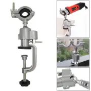360° Electric Grinder Clamp-on Rotary Bracket Drill Stand Holder Bench Vise