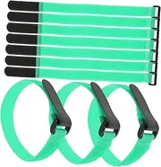 Elastic Hook and Loop Straps 25pcs Cargo Fixing Ropes for Ladder Rack Yoga