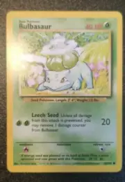 BASE SET POKEMON STARTER SET Bulbasaur PSA 9/10? GEM MINT FRESH