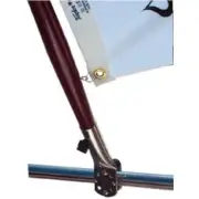 Taylor Made Adjustable Rail Mount Flag Pole Socket for 7/8 to 1-1/4 Inch Railing