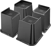 DECOMELODY 4Pcs Furniture Risers Height Floor Protectors for Couch Desk and Table Slip Durable and Design Prevents Scratches and Sliding