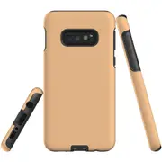 For Samsung Galaxy S10e Case, Shielding Back Cover,Peach Orange