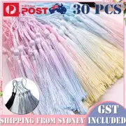 30PCS Gradient Fringe Tassel Sewing Hanging Craft DIY Trim Pendant Bookmark AUS