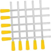 HONITANO 10pcs Metal Mallet for Dinner Bell: Sound Triangle Rods Iron Sticks - Classroom Call Ringer Rhythm Striker for Outside Chime Drum Outdoor Barn School