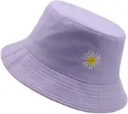 Flower Embroidery Travel Bucket Sun Hat Reversible One Size Factory sealed NEW