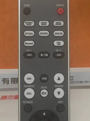 全新原裝 DENON 原廠遙控器 DRA-100 支援 DRA-397. DRA-697