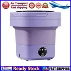 LF# Mini Washer 3 Modes Compact Washing Machine for Student Dormitory (Purple A