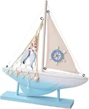 Ｂｅｓｇａ Sailboat Model Home Decor Versatile Accents Easy to Decorate Craft Nautical Themed Ornament for Shelf Office Desktop Desks