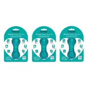 3x Rosewood Biosafe Puppy Treat Dumbbell Pet Dog Chew Hygienic Dental Toy Blue