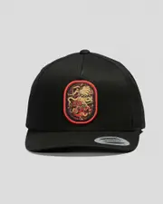 [The Mad Hueys] The Mad Hueys Men's Kraken Tins Snapback Cap in Black One Size Black
