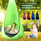 Child Kids Pod Swing Chair Tent Indoor Outdoor Garden Hanging Seat Hammock Hook