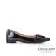 Keeley Ann 牛漆低跟尖頭包鞋(1257722)