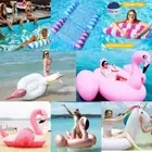 Inflatable Floating Water Hammock Float Lounge Bed Chair Flamingo Swimming Pool