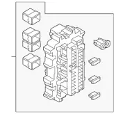 Genuine Nissan Junction Block 24350-3WS0A (for: Nissan)