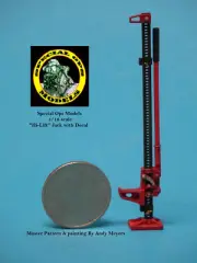 1/16 scale Modern Hi-Lift Jack with Decal kit M-ATV MRAP MaxxPro MRAP
