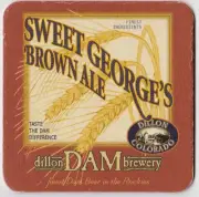 Dillon Dam Brewery Beer Coaster Dillon CO