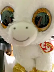 Ty Beanie Boos PEGASUS the unicorn - MEDIUM 9 INCH NWT - approx 25cms.