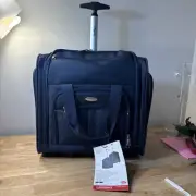 Olympia Lansing Heavy Duty Rip Stop Nylon Wheeled Carry On Suitcase for Under...