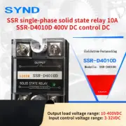 SSR single-phase solid state relay 10A SSR-D4010D 400V DC control DC