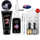 7Pcs/Kit Clear Nail Builder Extension Gel Nails Poly UV Gel Base Coat Top Coat